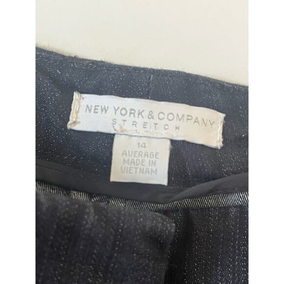 New York & Company Stretch Blue Dress Pants Size 14 - Picture 4 of 6
